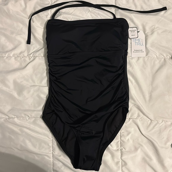 NWT black one piece swimsuit - Picture 1 of 10